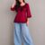 Red Embroidered Kurti for Women